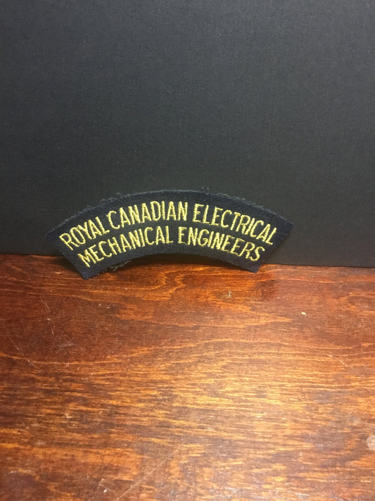 Royal Canadian Electrical Mechanical Engineers Shoulder Flash