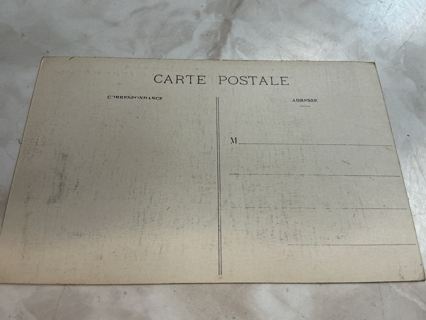 First War French Postcard showing German Trench Mortar