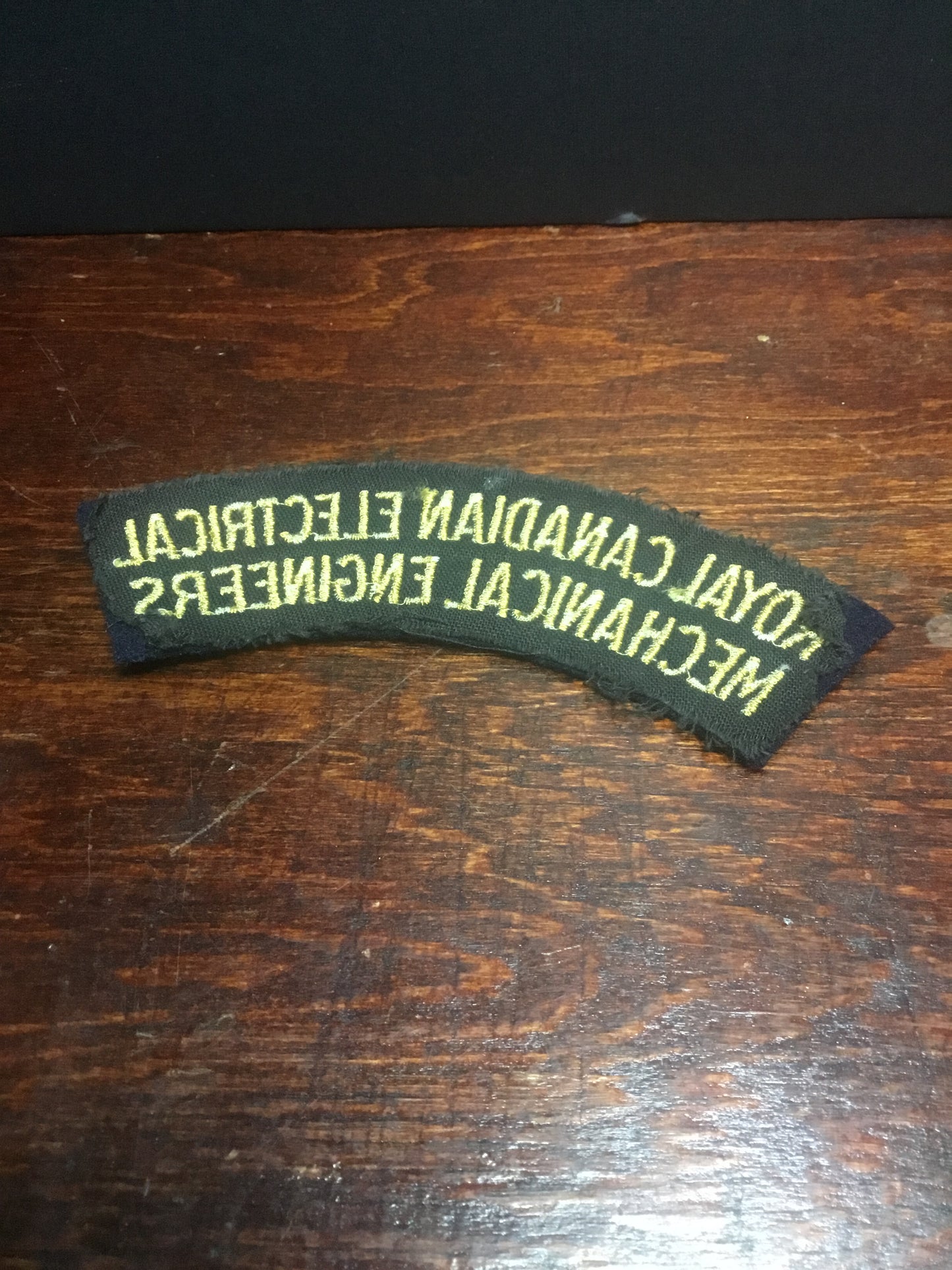 Royal Canadian Electrical Mechanical Engineers Shoulder Flash