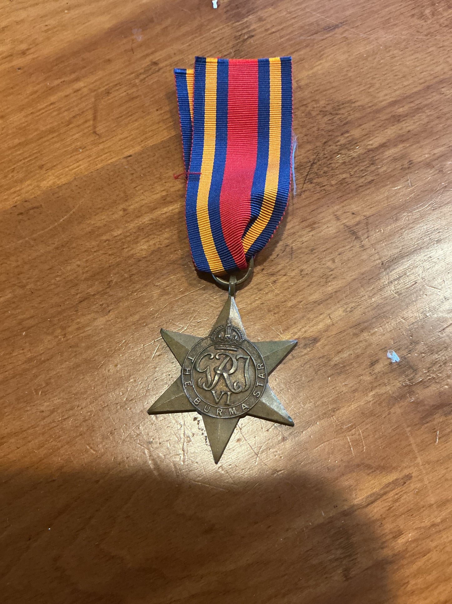 Original WW11 Burma Star Canadian/British
