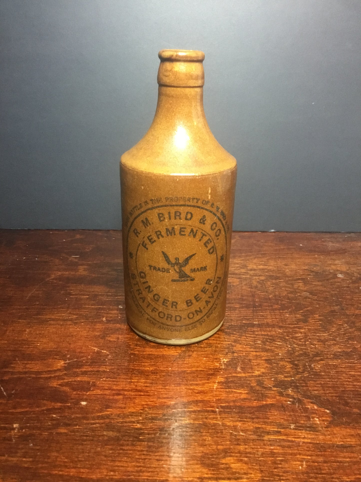 Vintage R.M. Bird Ginger Beer Bottle - Stratford, ON