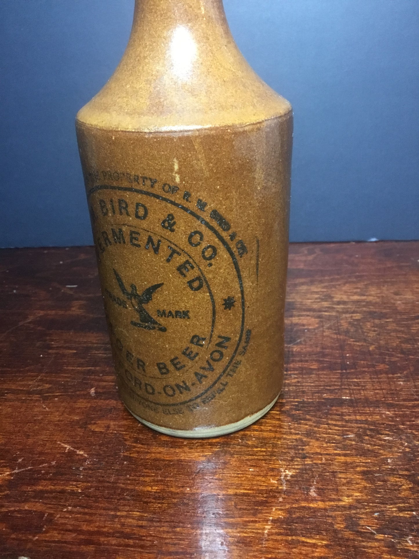 Vintage R.M. Bird Ginger Beer Bottle - Stratford, ON