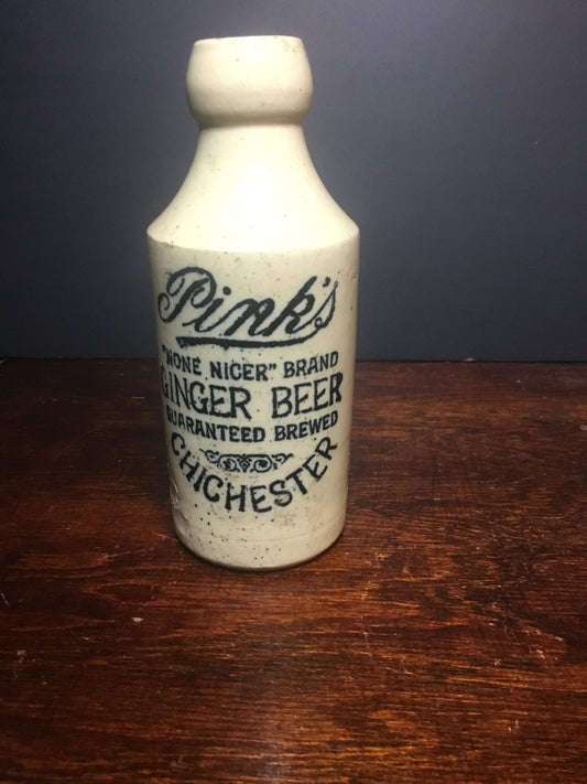 British Stoneware PINK’S LTD NON NICER BRAND GINGER BEER