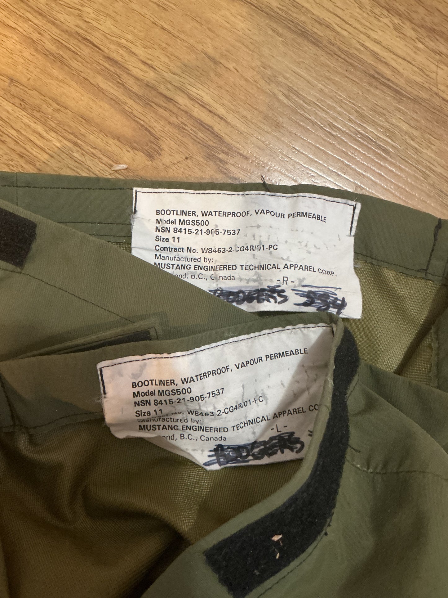 Military Water Proof Gore-TEX Socks Size 11