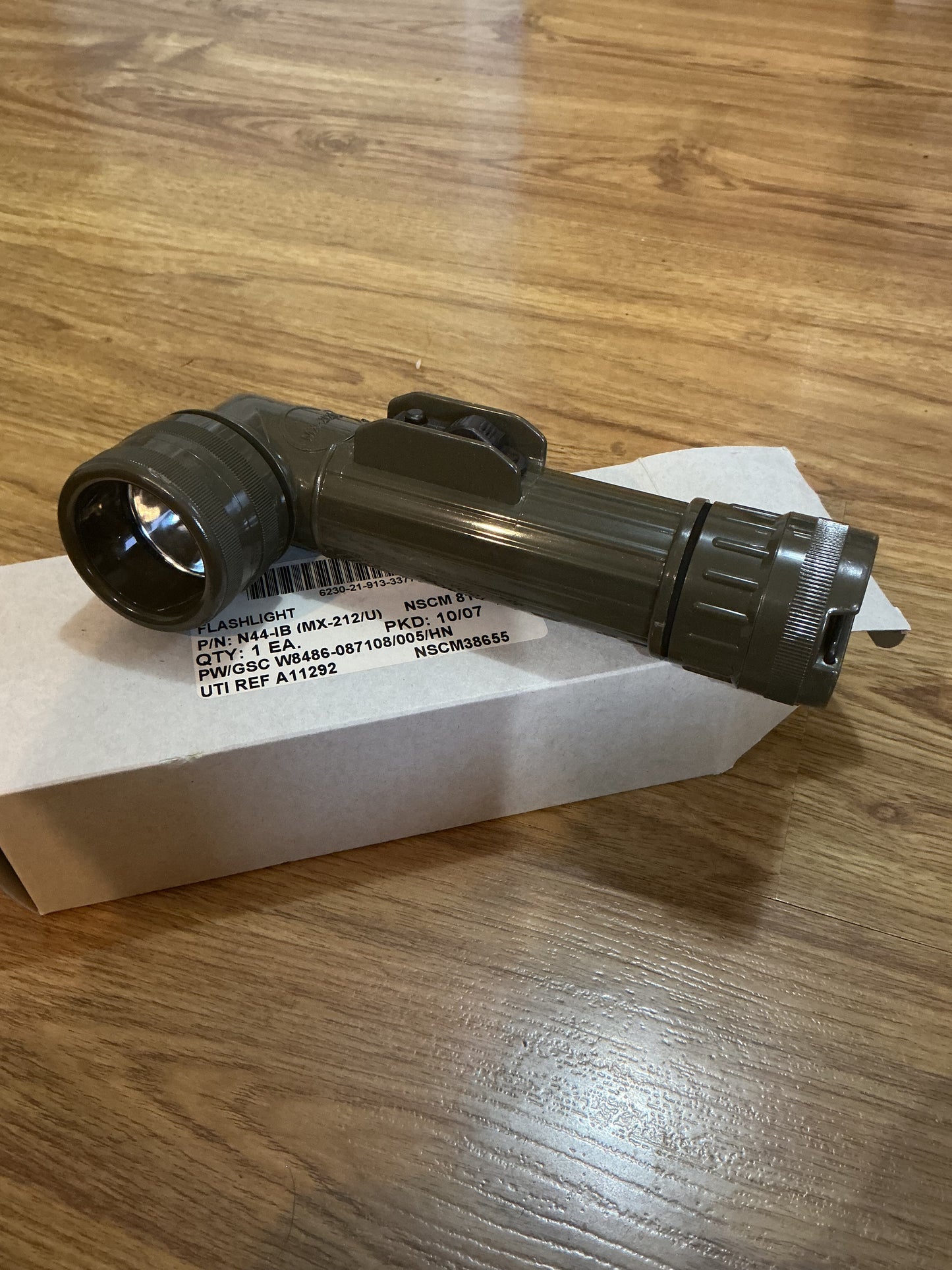 New Military Fulton Gooseneck Flashlight