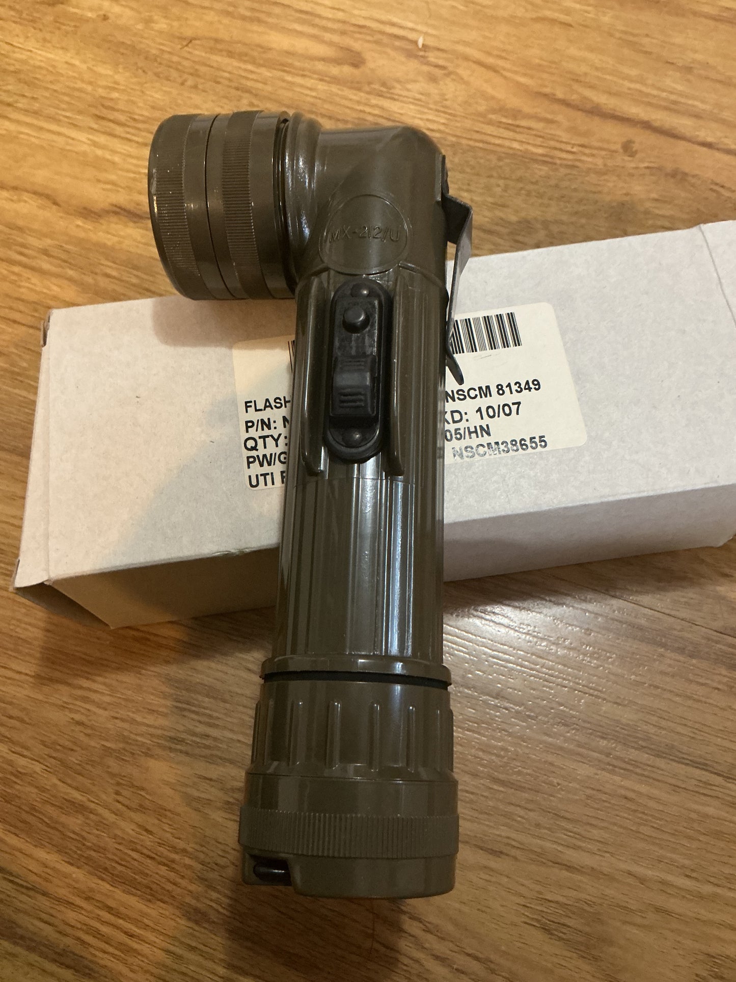 New Military Fulton Gooseneck Flashlight