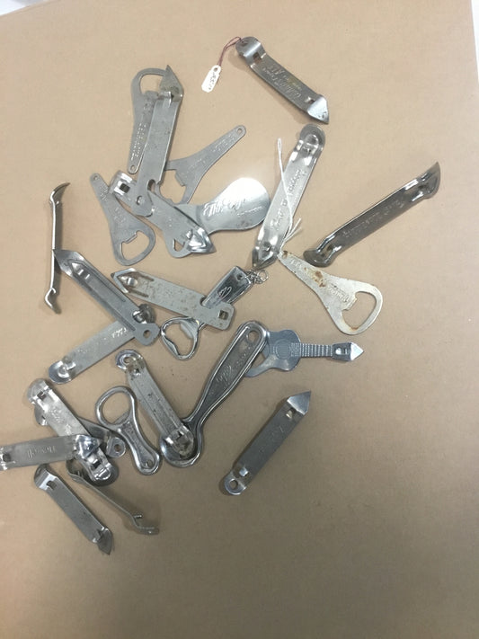 Lot of 25 Vintage Bottle Openers, Good Mixture
