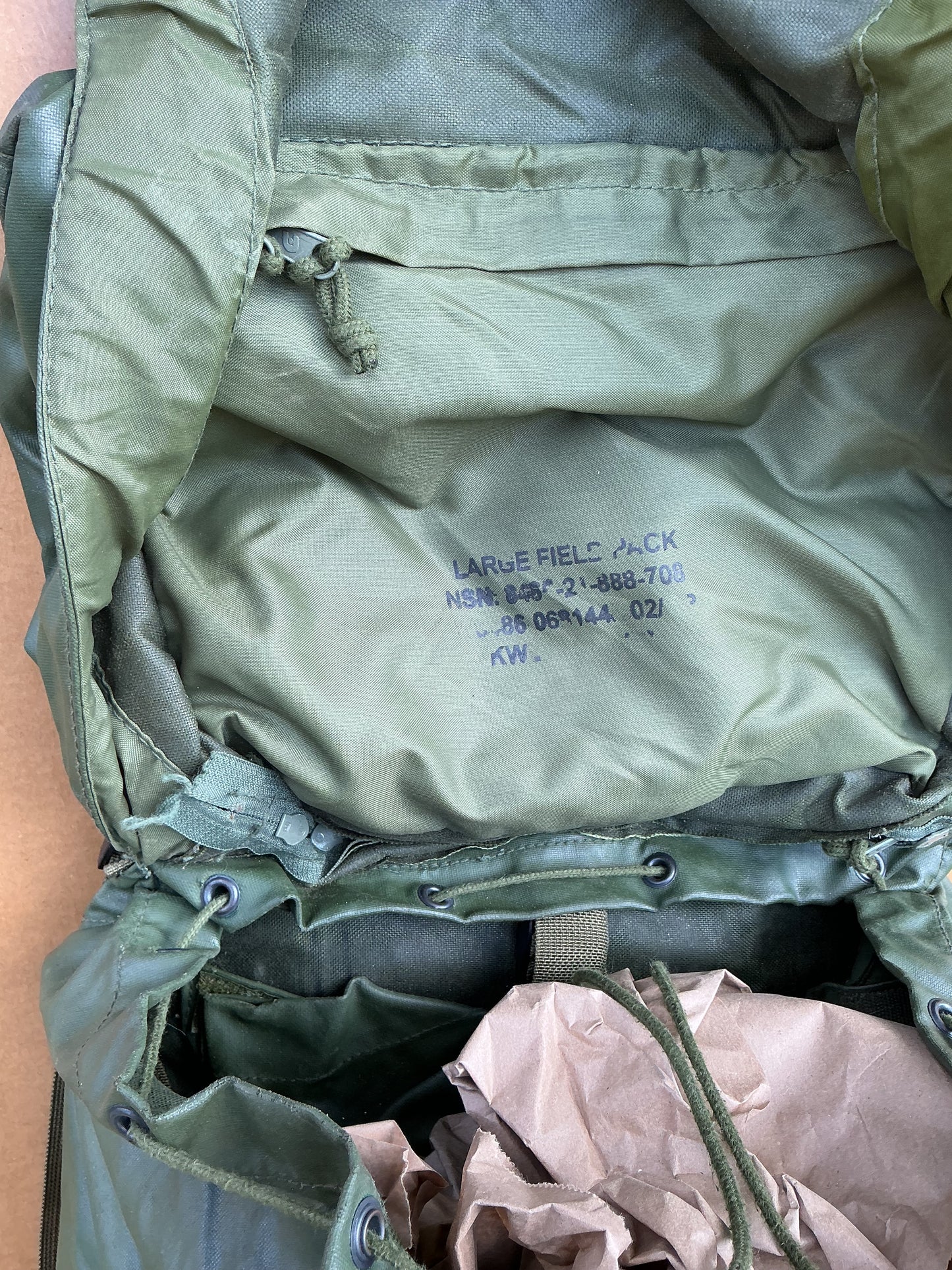 1982 Pattern Canadian Military Rucksack with frame