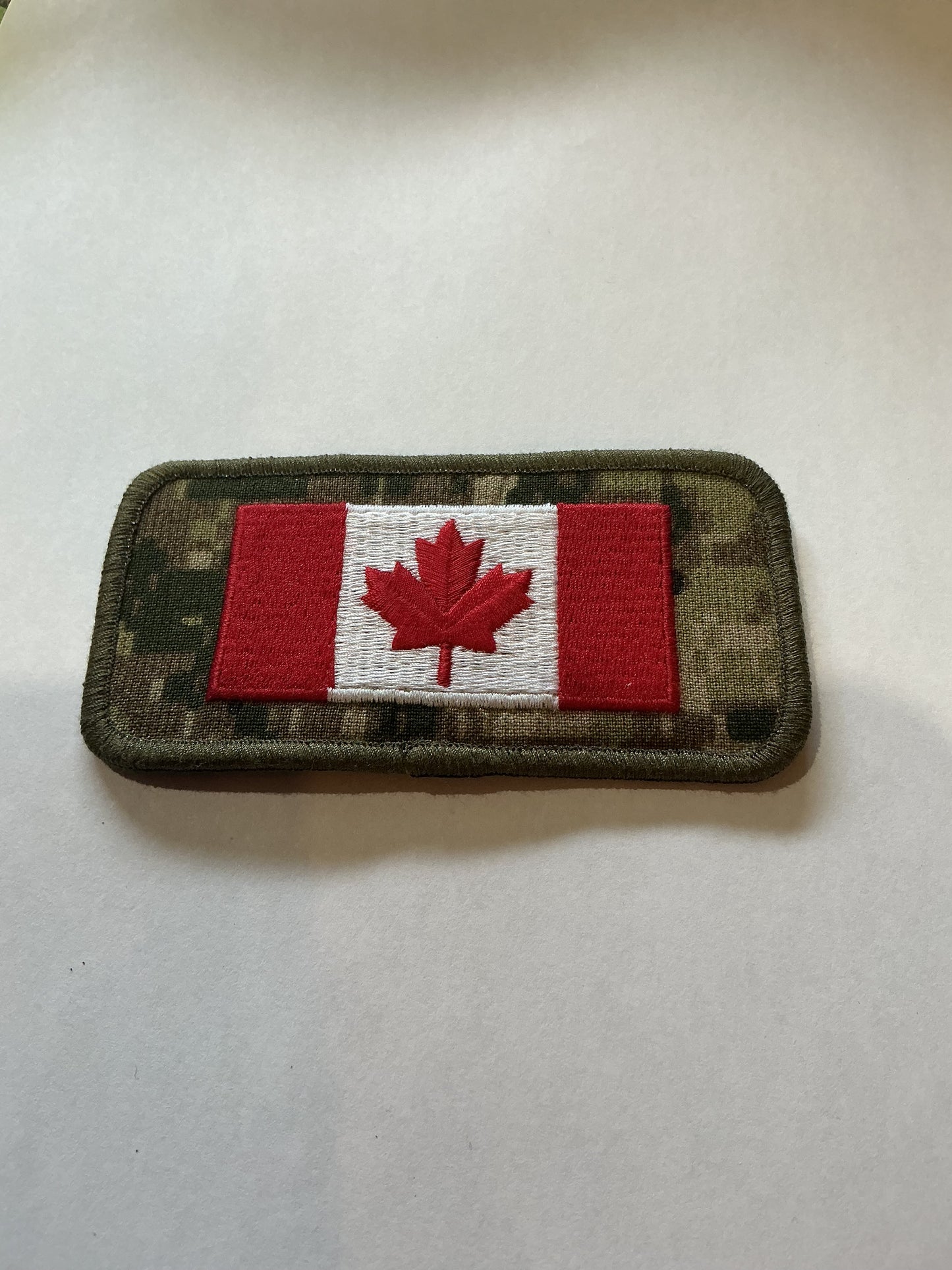 Canadian Forces Velcro Canada Flag on CADPAT Backing