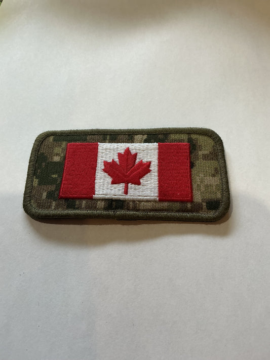 Canadian Forces Velcro Canada Flag on CADPAT Backing