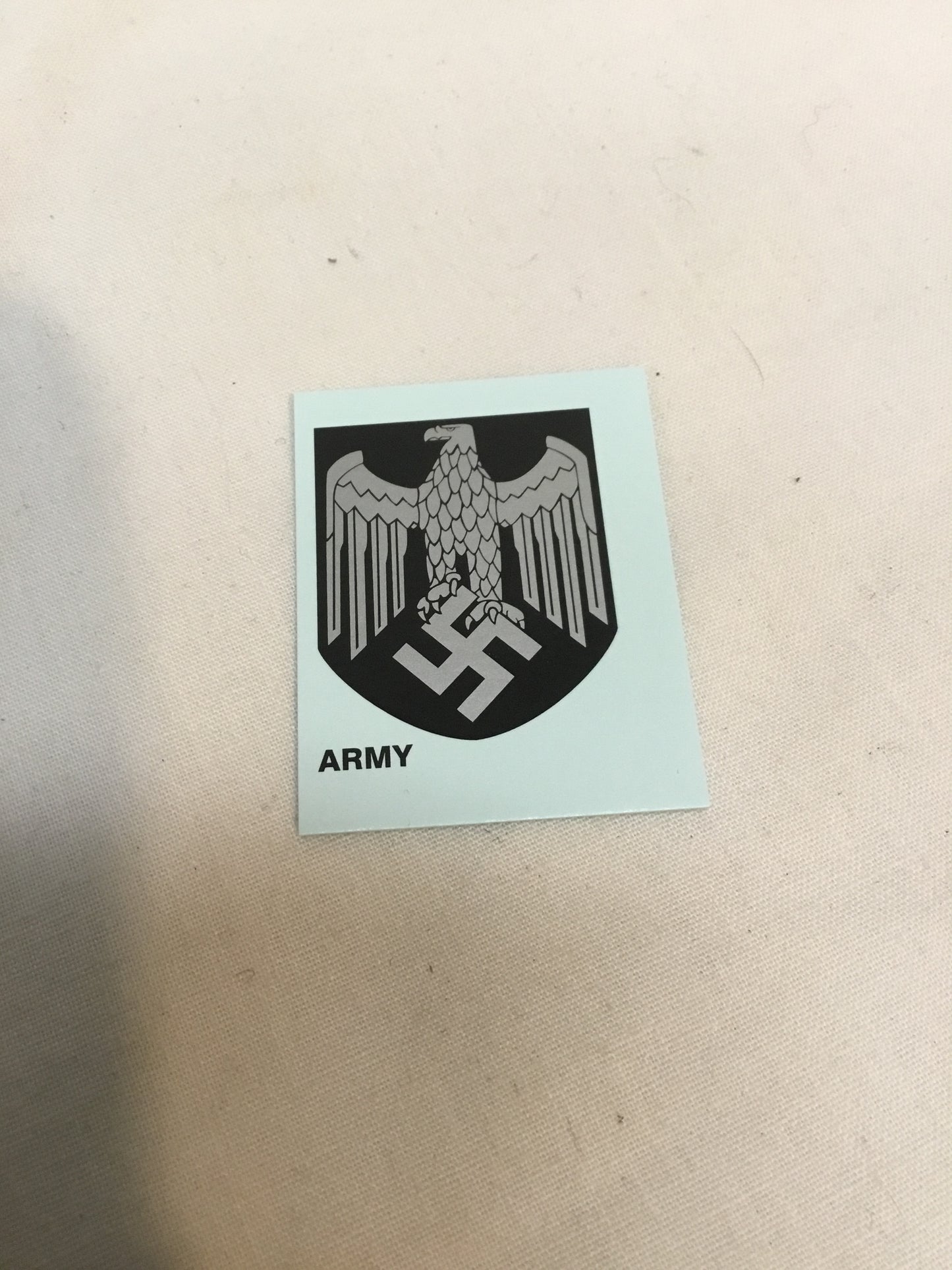 German Army Helmet Decal ( Reproduction )