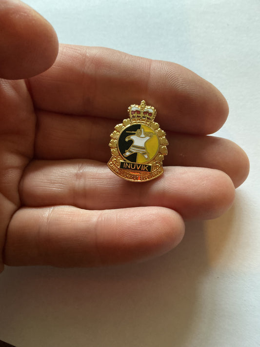 HMCS Inuvik Naval Radio Station Inuvik lapel pin .