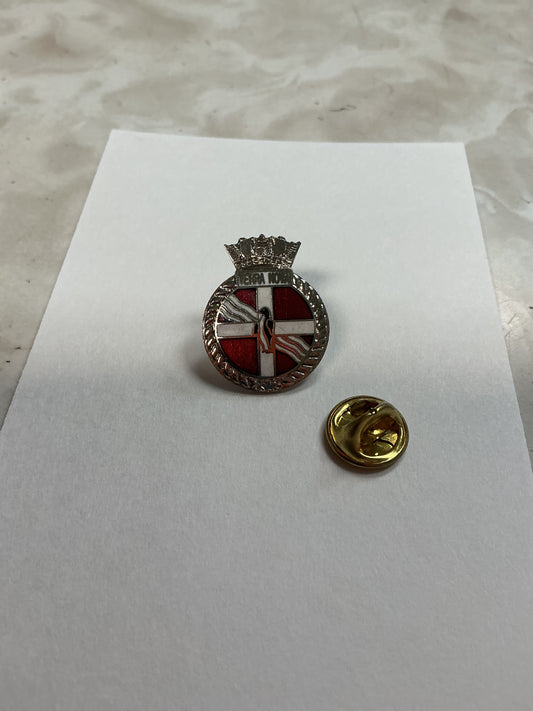 HMCS Terra Nova Label Pin with backing