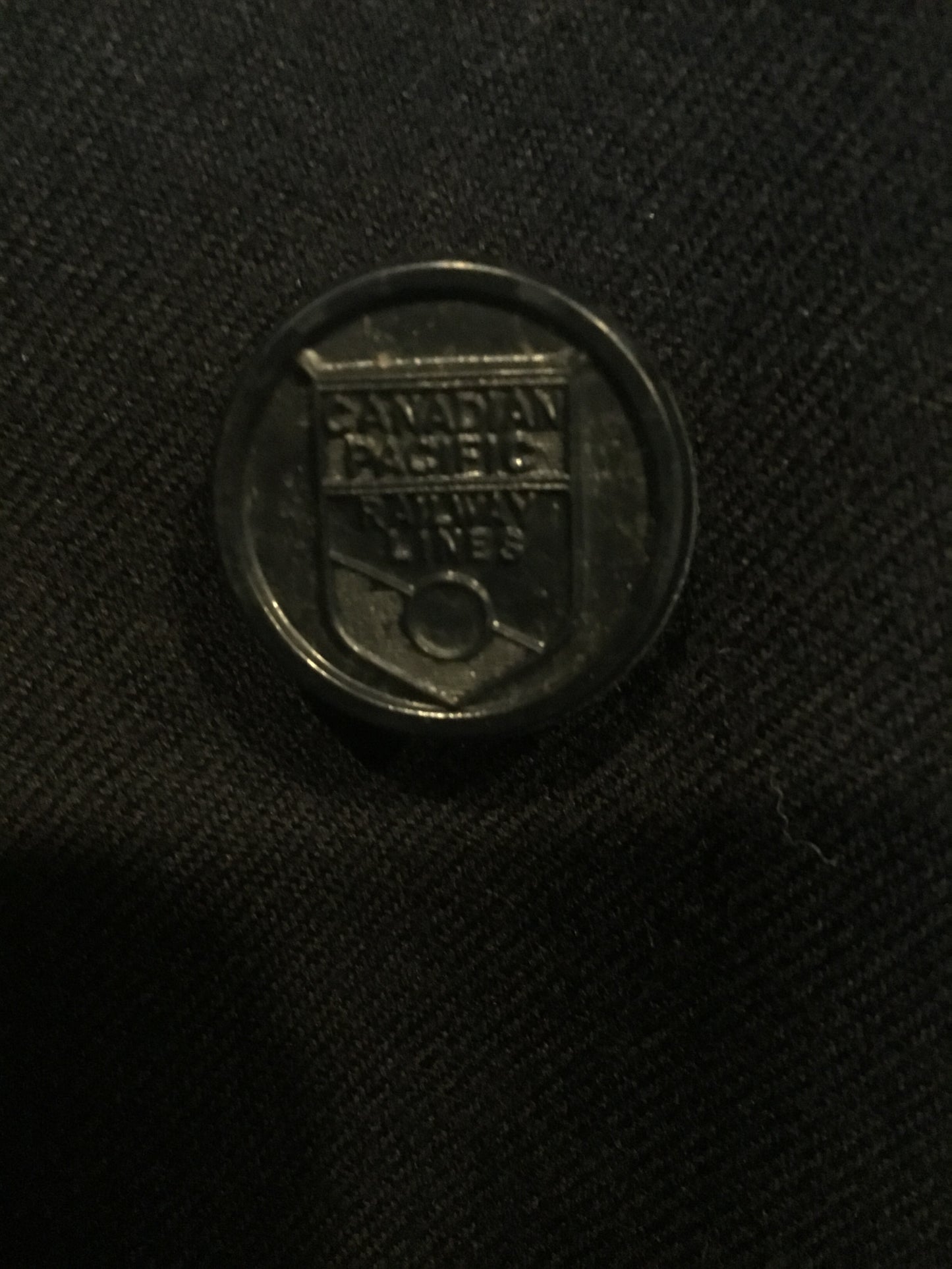 Canadian Pacific Railway Button Railroad  Wool Coat