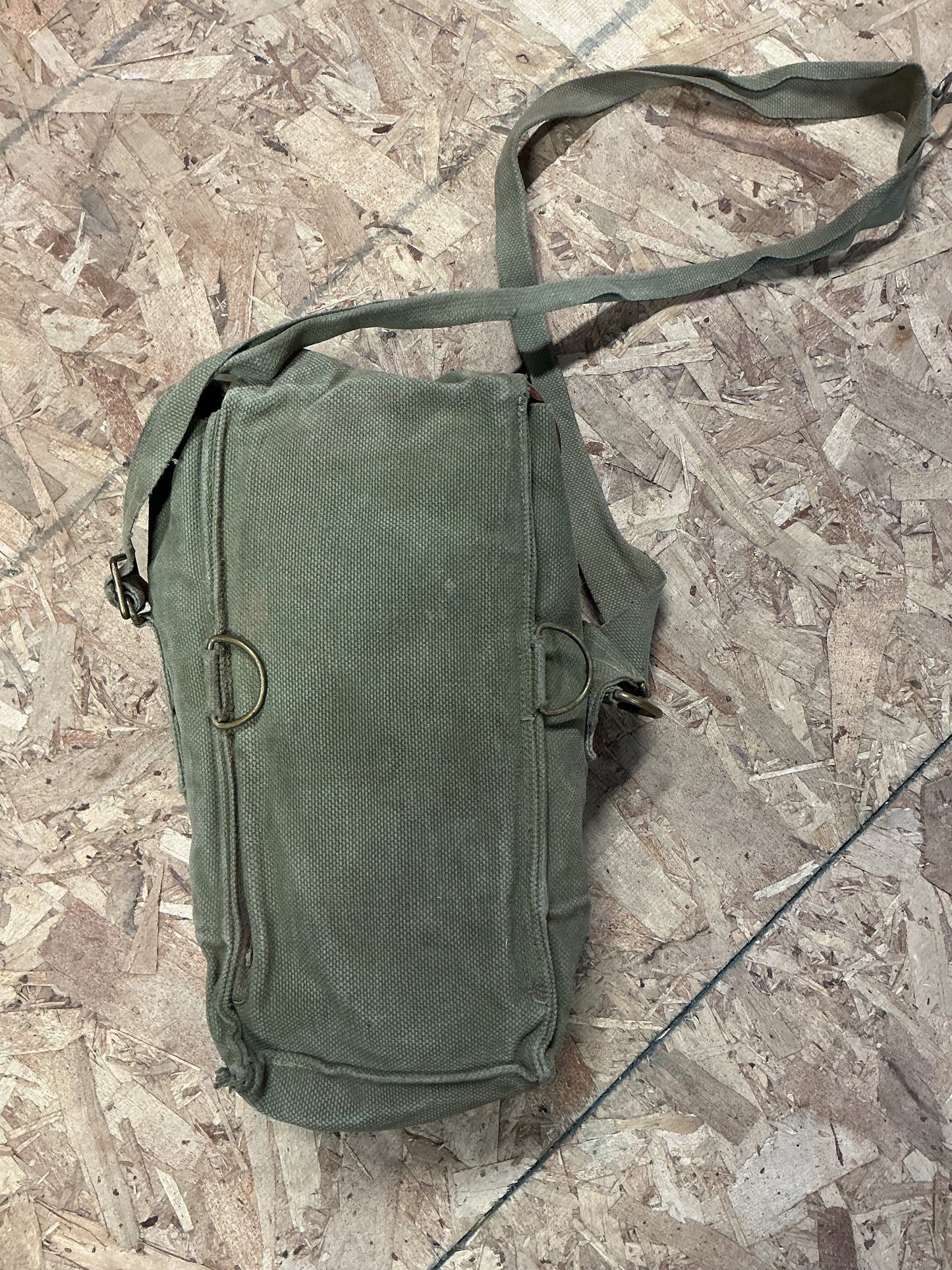 1950s Military Surplus Belgian Gas Mask Bag