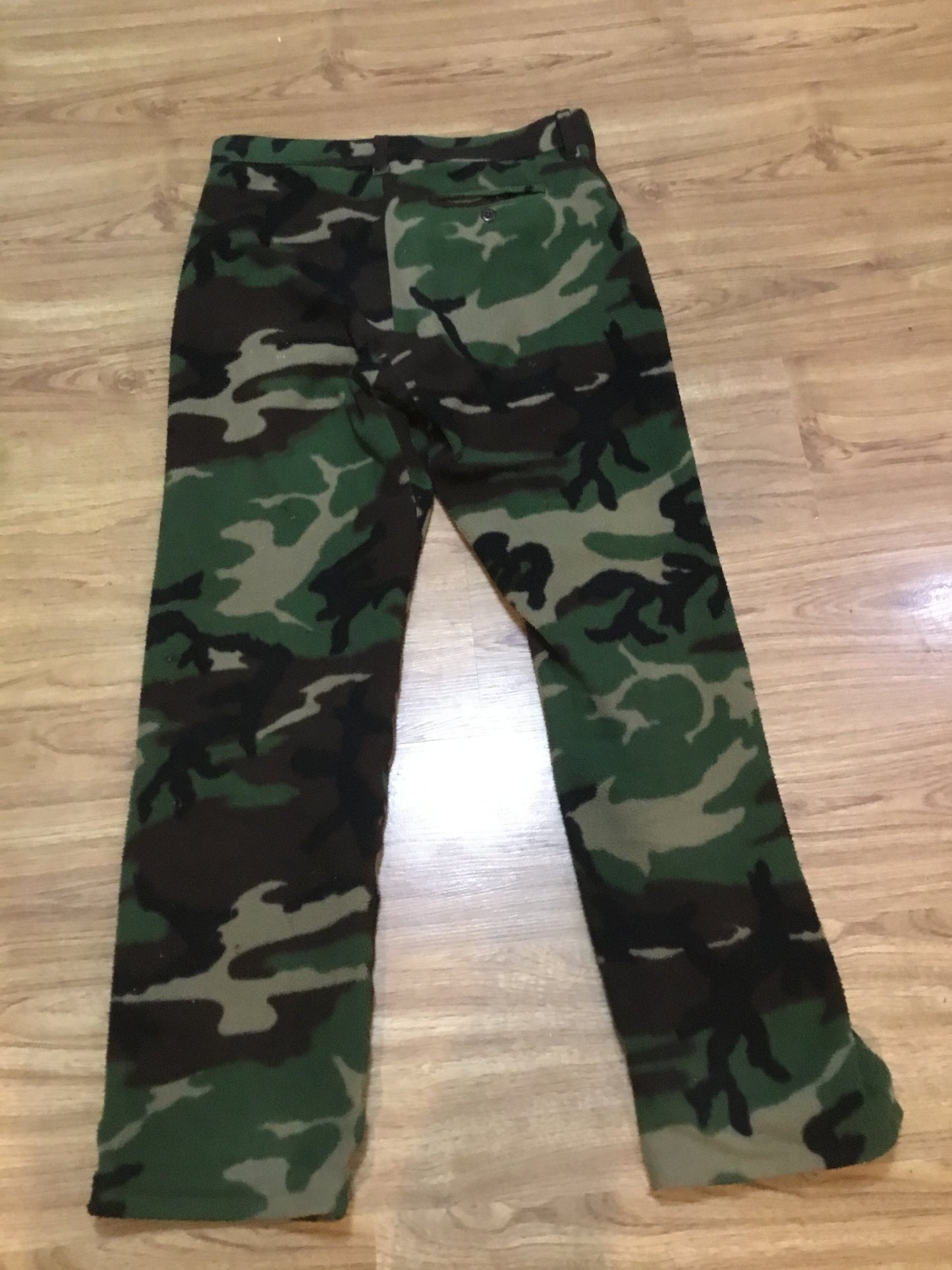 Vintage Cabelas Camouflage Fleese Insulated Pants