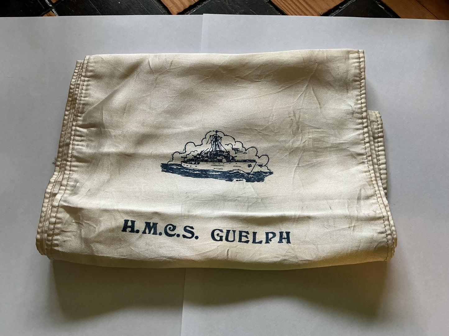 H.M.C.S GUELPH  SILK SWEETHEART SCARF