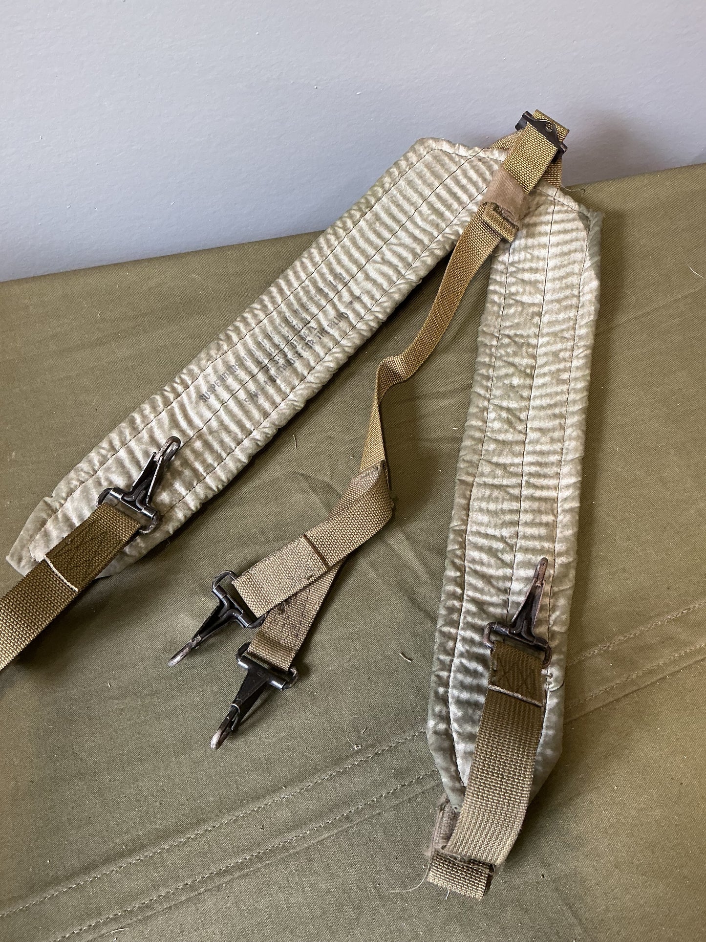 Vintage U.S. Military LC-1 Suspenders