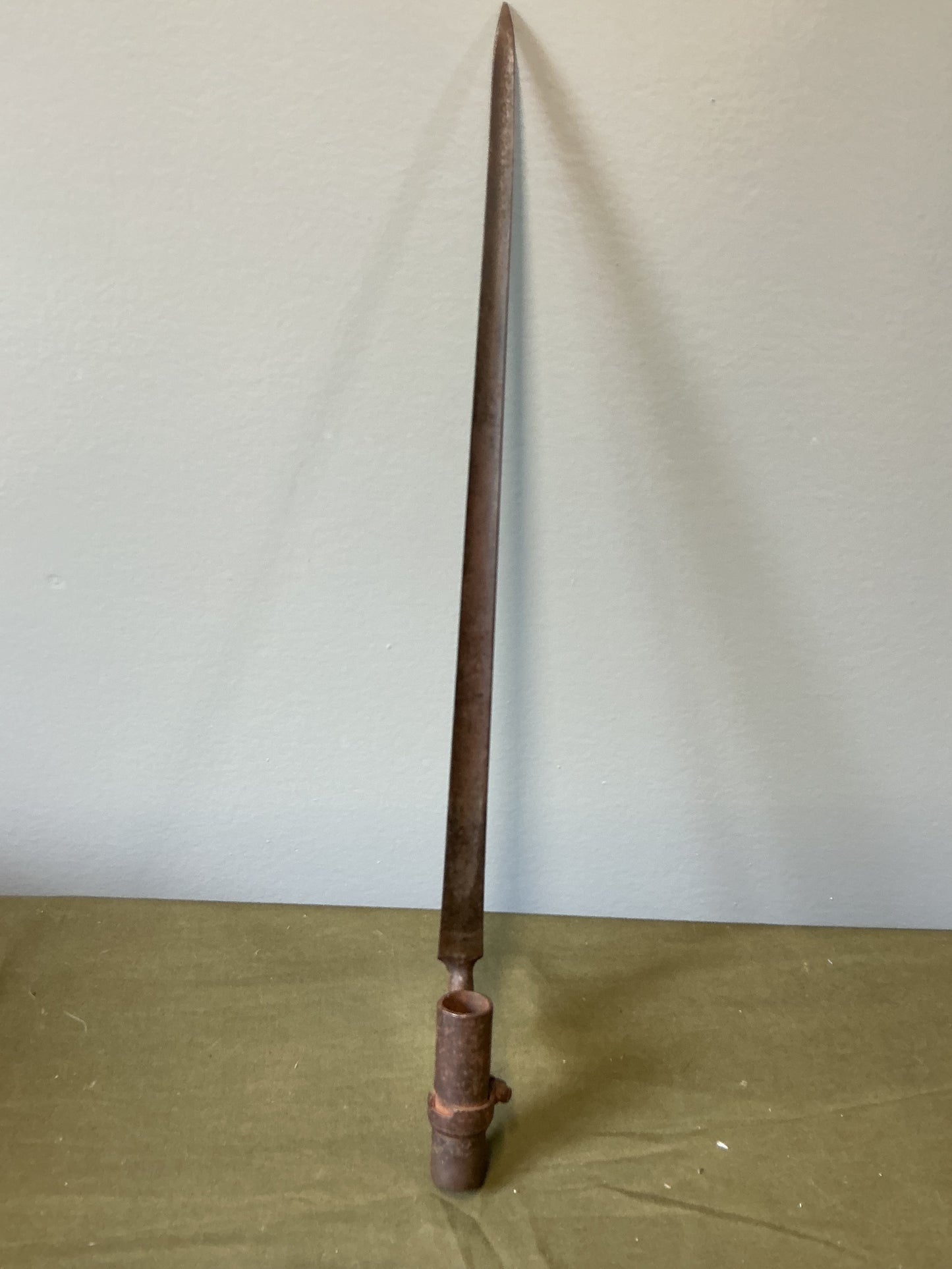Early Socket Bayonet with Makers Name