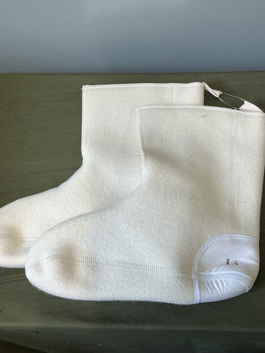 New Canadian Military Wool Muck-luk Liners Size 13
