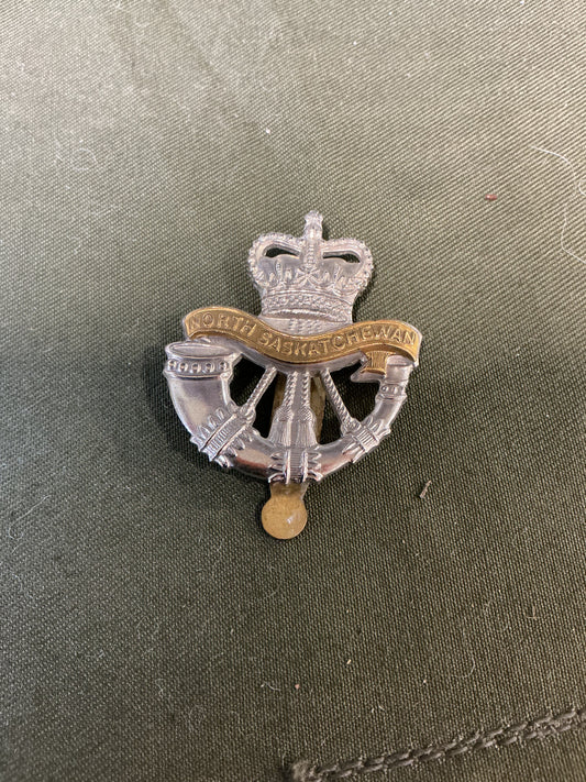 NORTH  SASKATCHEWAN REGIMENT CAP BADGE