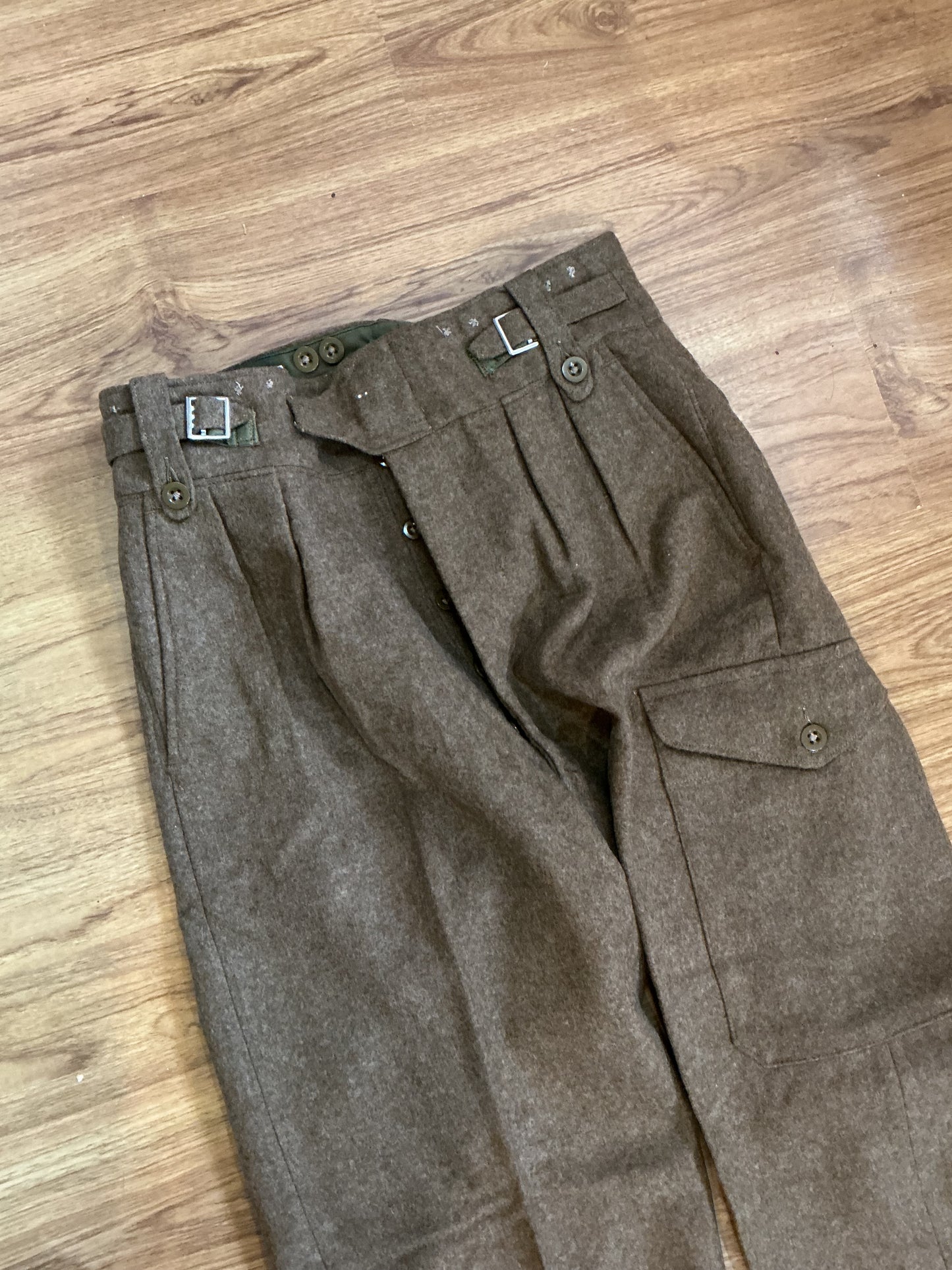 Post War British Wool Battledress Pants