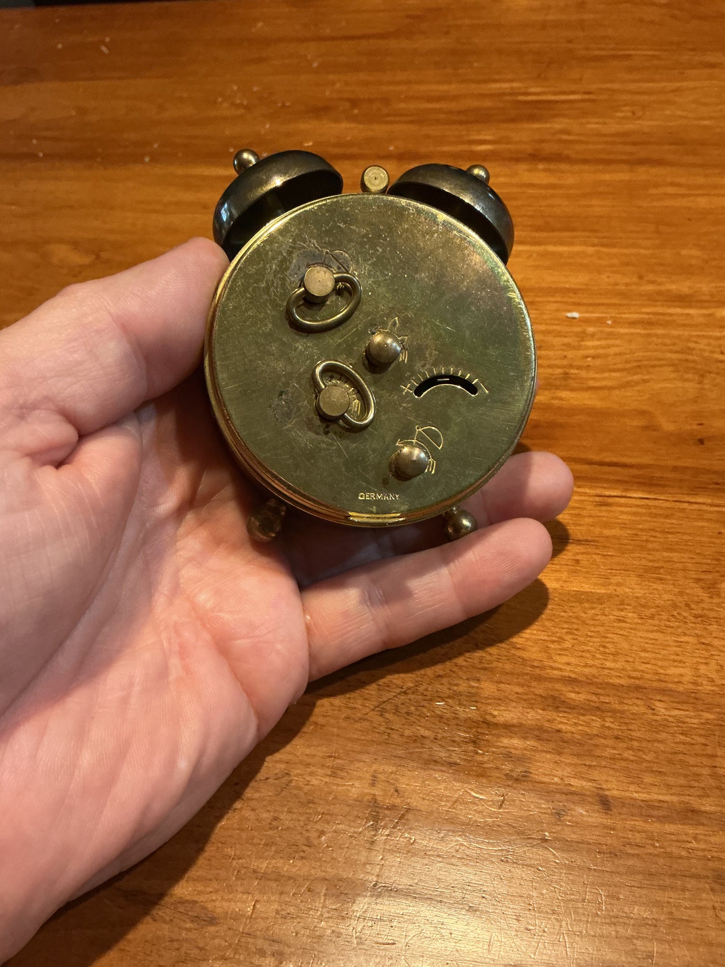 Small Fisher Alarm Clock  made in West Germany