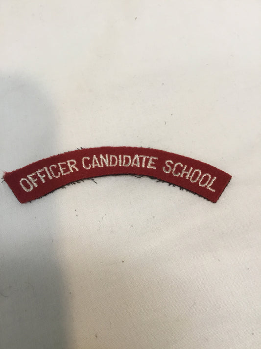 Officer Candidate School Shoulder Flash/ Patch