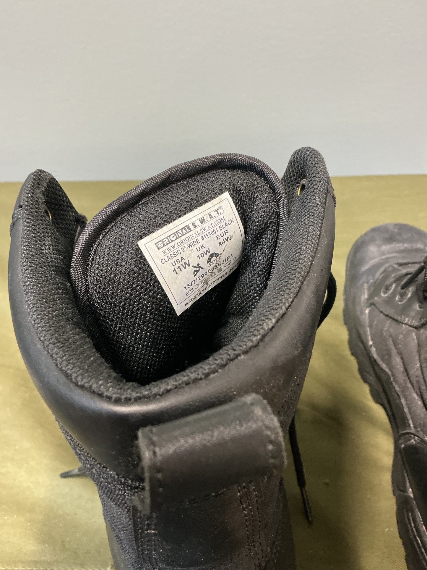Original Swat Boots Size 11 W U.S.