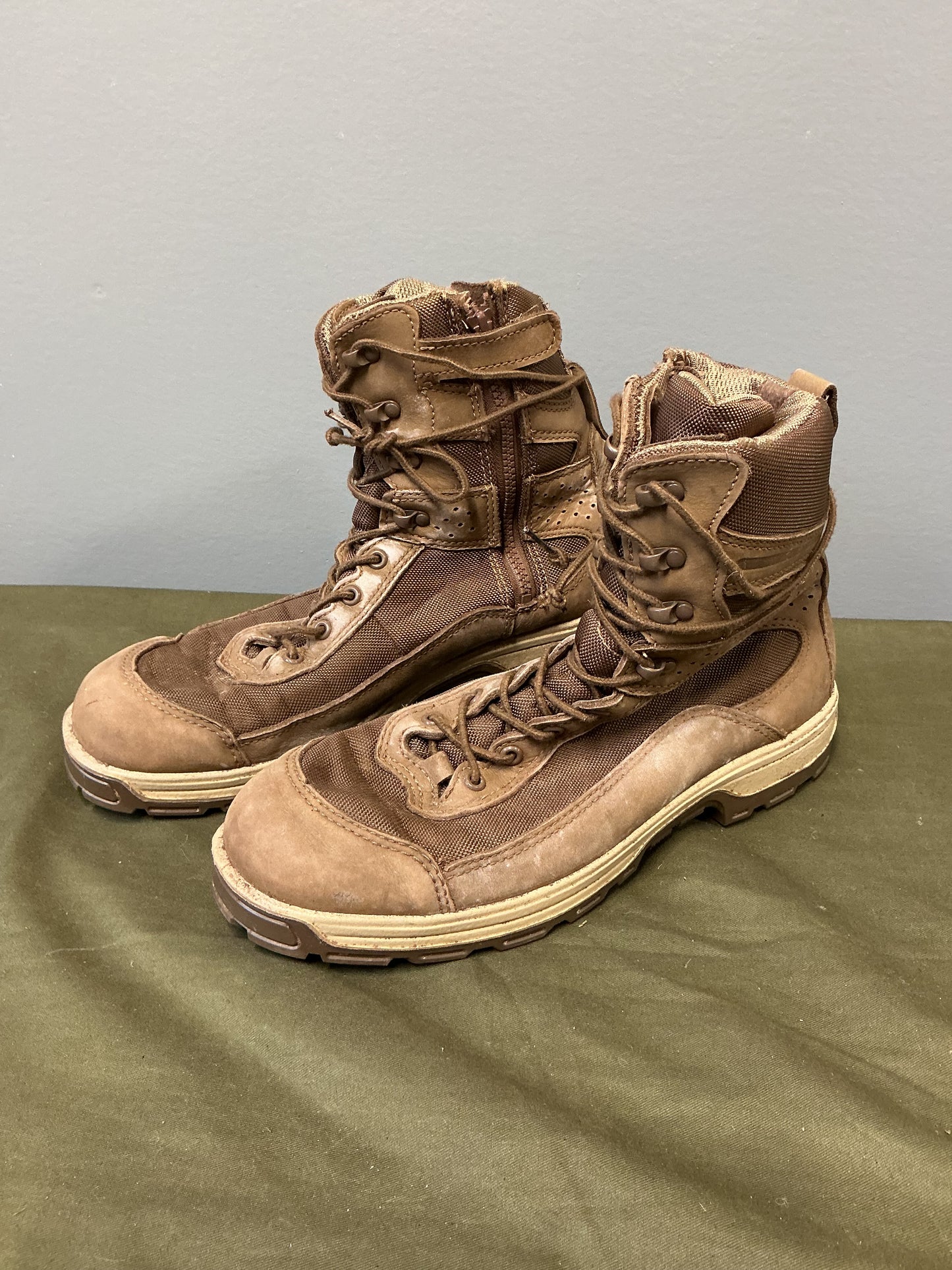 Military Royer Boots Zipper Type Size 11.5