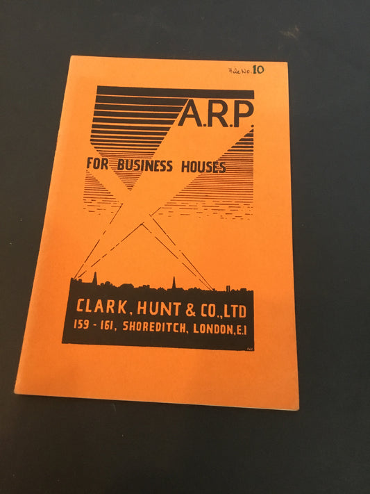 WW 11  ARP For Business Houses  , Supply Brochure