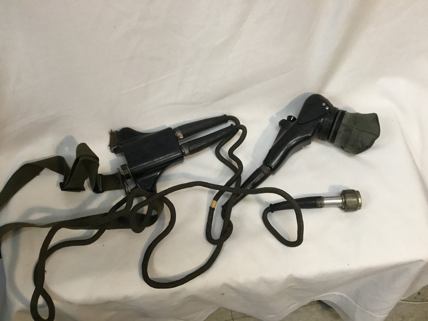 BRITISH ARMY TANK COMMANDER LARKSPUR RADIO HARNESS & MIC