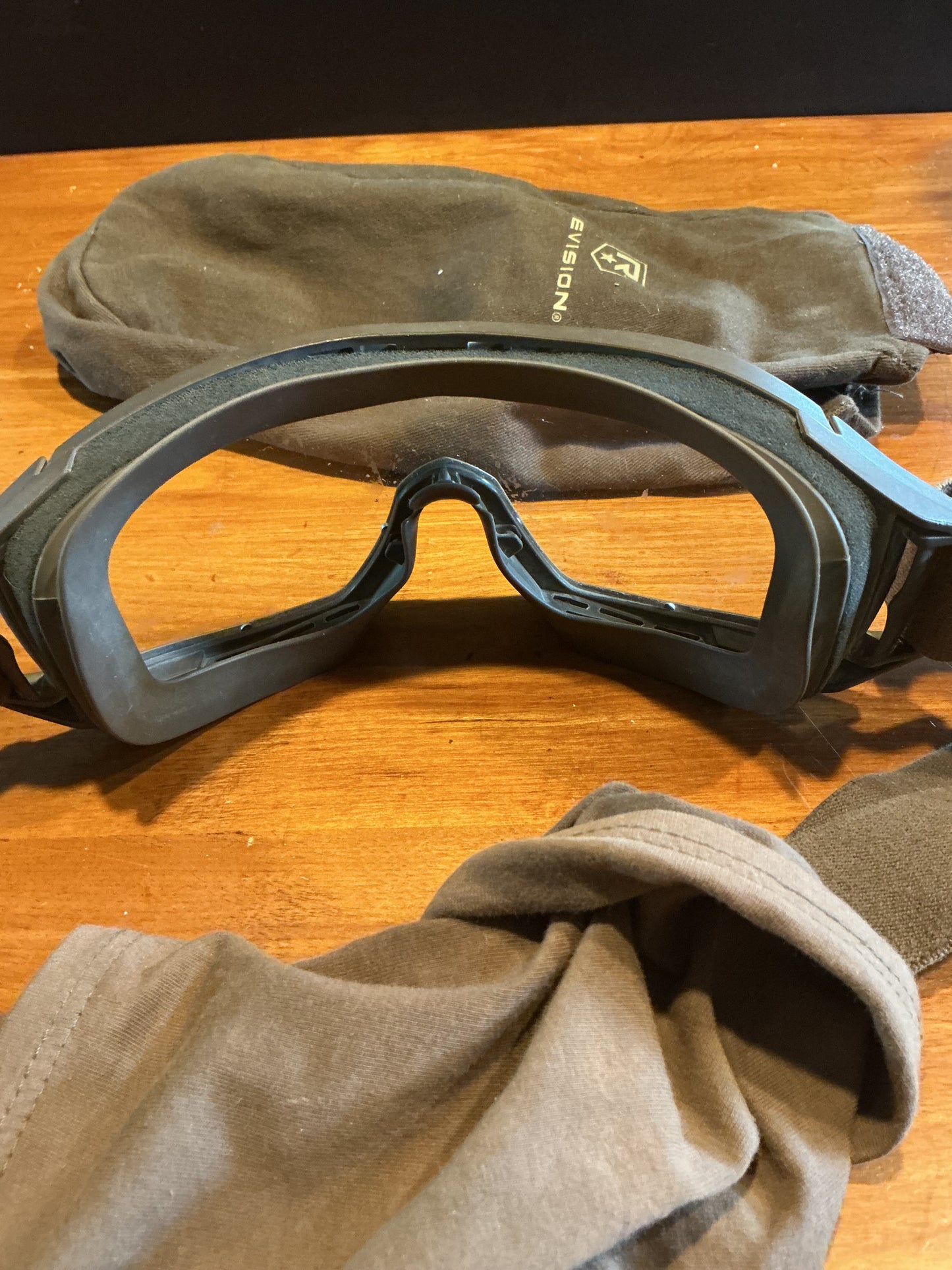CANADIAN Military ARMY Revision BALLISTIC GOGGLES WITH dark and clear lens