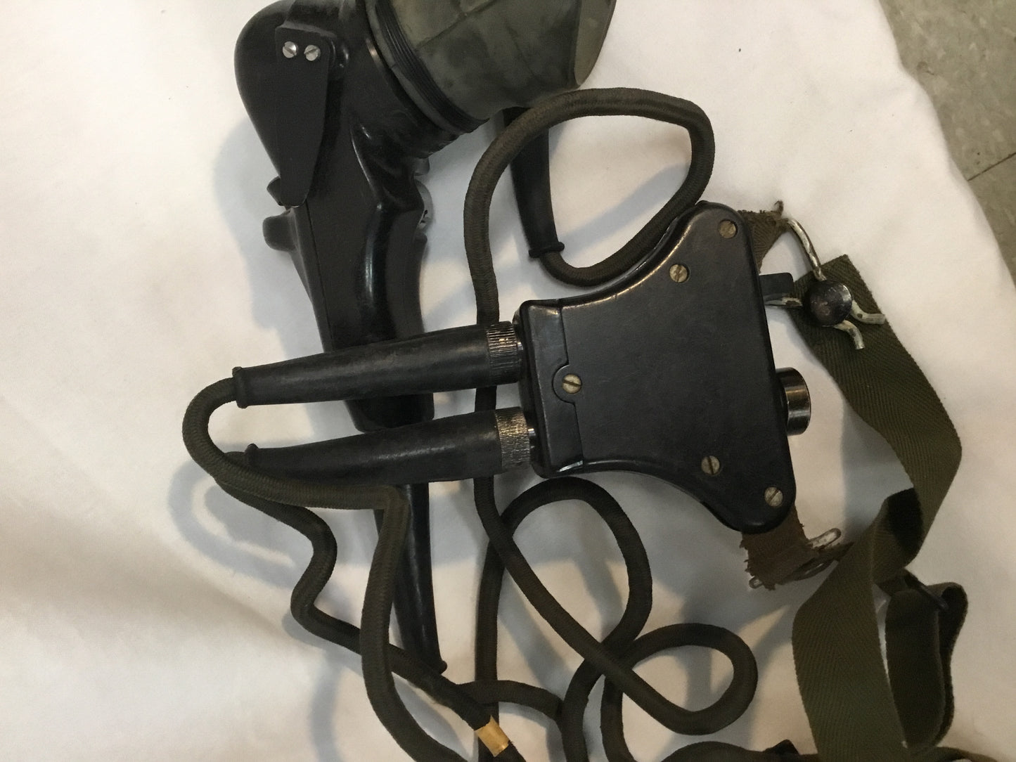 BRITISH ARMY TANK COMMANDER LARKSPUR RADIO HARNESS & MIC