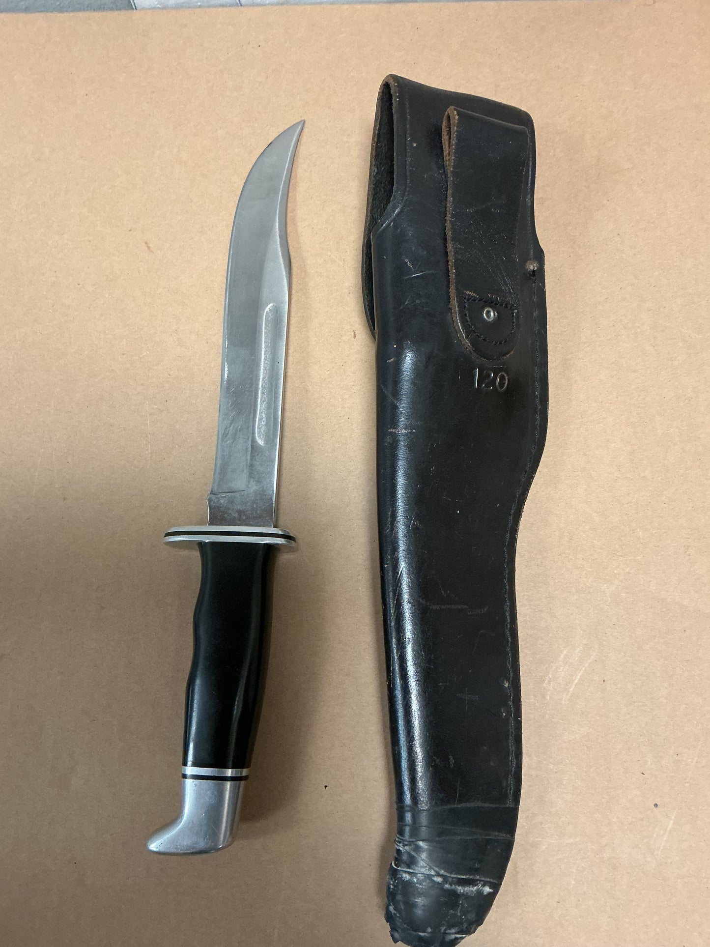 Vintage Buck 120 Hunting Knife Leather Sheath