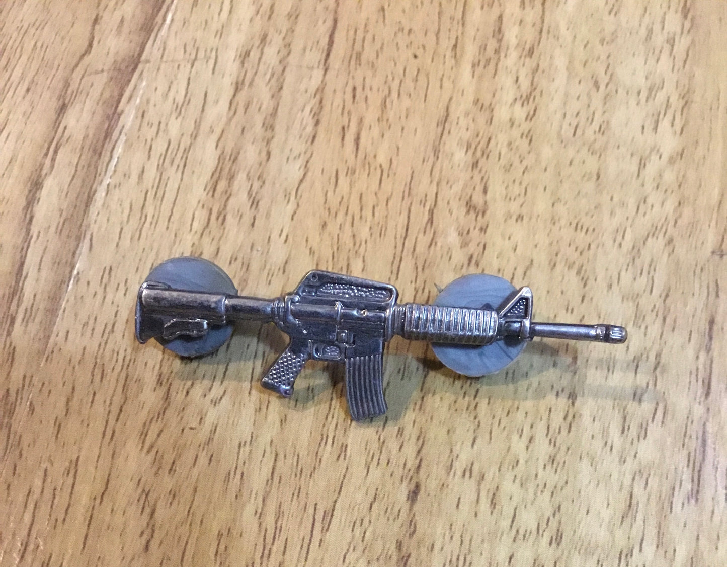 AR 15 Gun Label Pin or Tie Pin