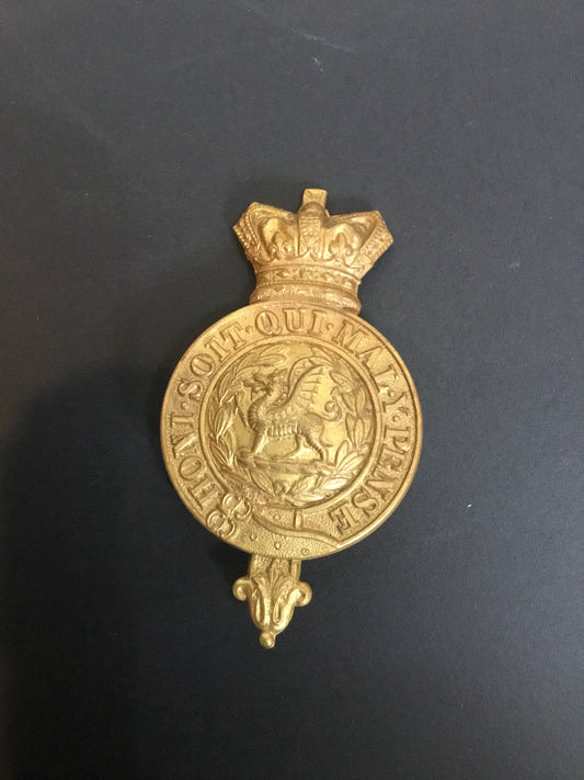 British Glengarry badge from the Buffs East Kent Regiment
