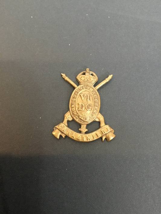 The 6th Dragoon Guards ( Carabiners ) Other Ranks ,Cap Badge