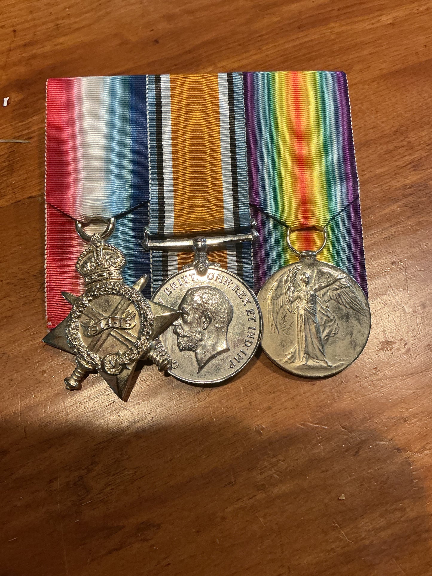WW1 Canadian CEF MEDAL TRIO 4 th Canadian Mounted Rifles