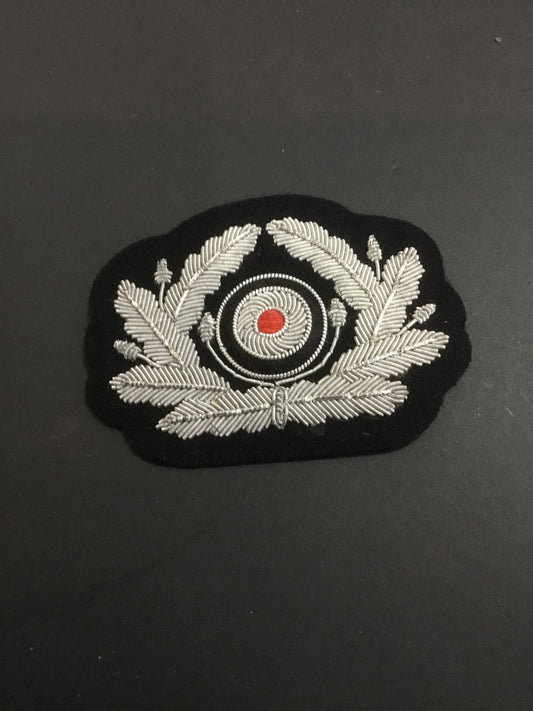 Bullion German Army Officer Cap Wreath & Cockade