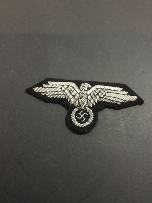 Waffen SS OFFICER´S EAGLE IN SILVER BULLION