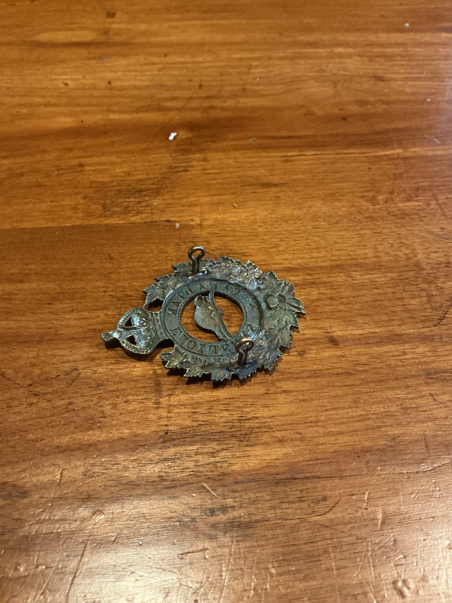 WW1 Canadian Engineers  cap badge King’s Crown