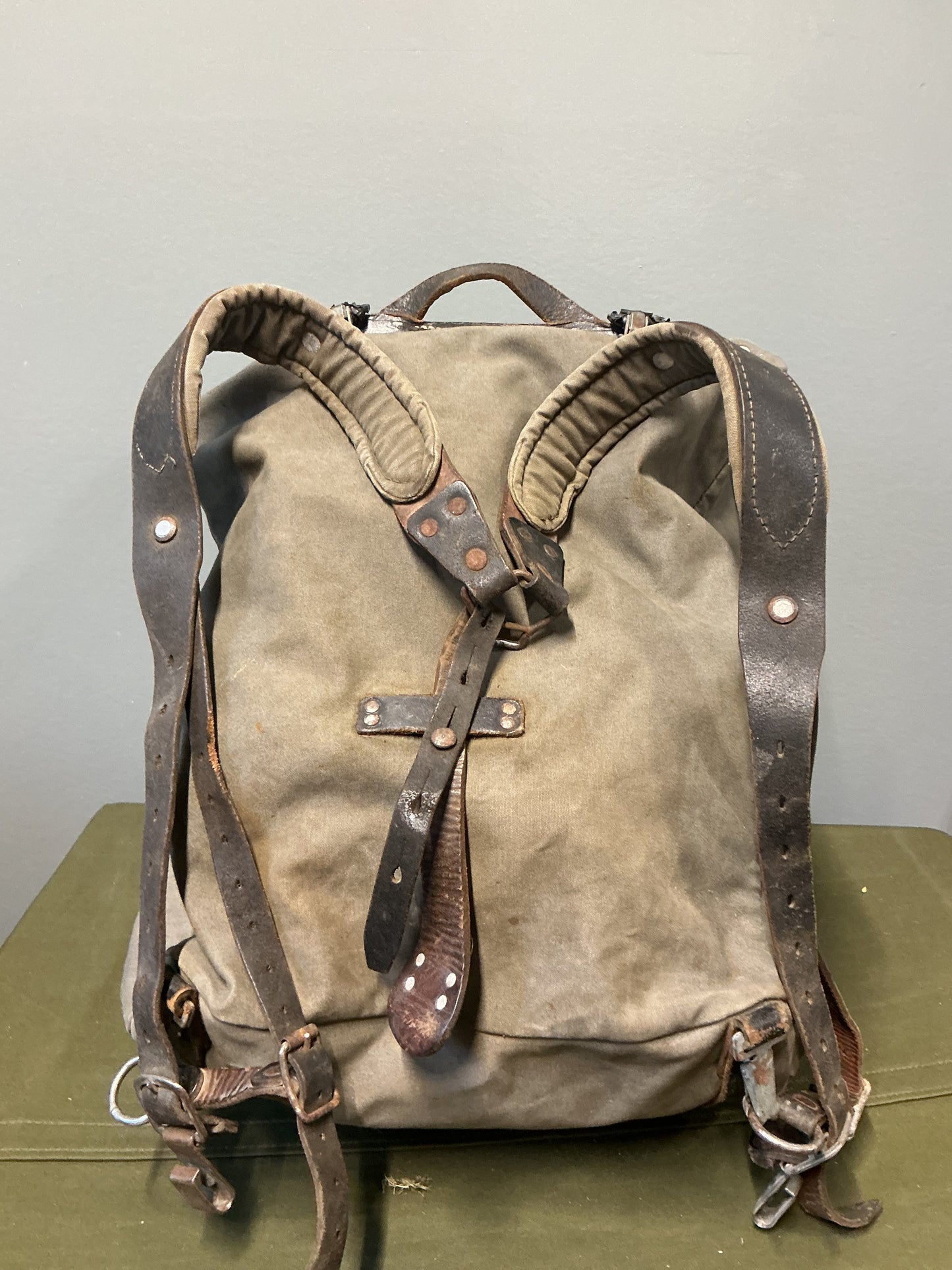 Post War Austrian Canvas Field Pack 1958