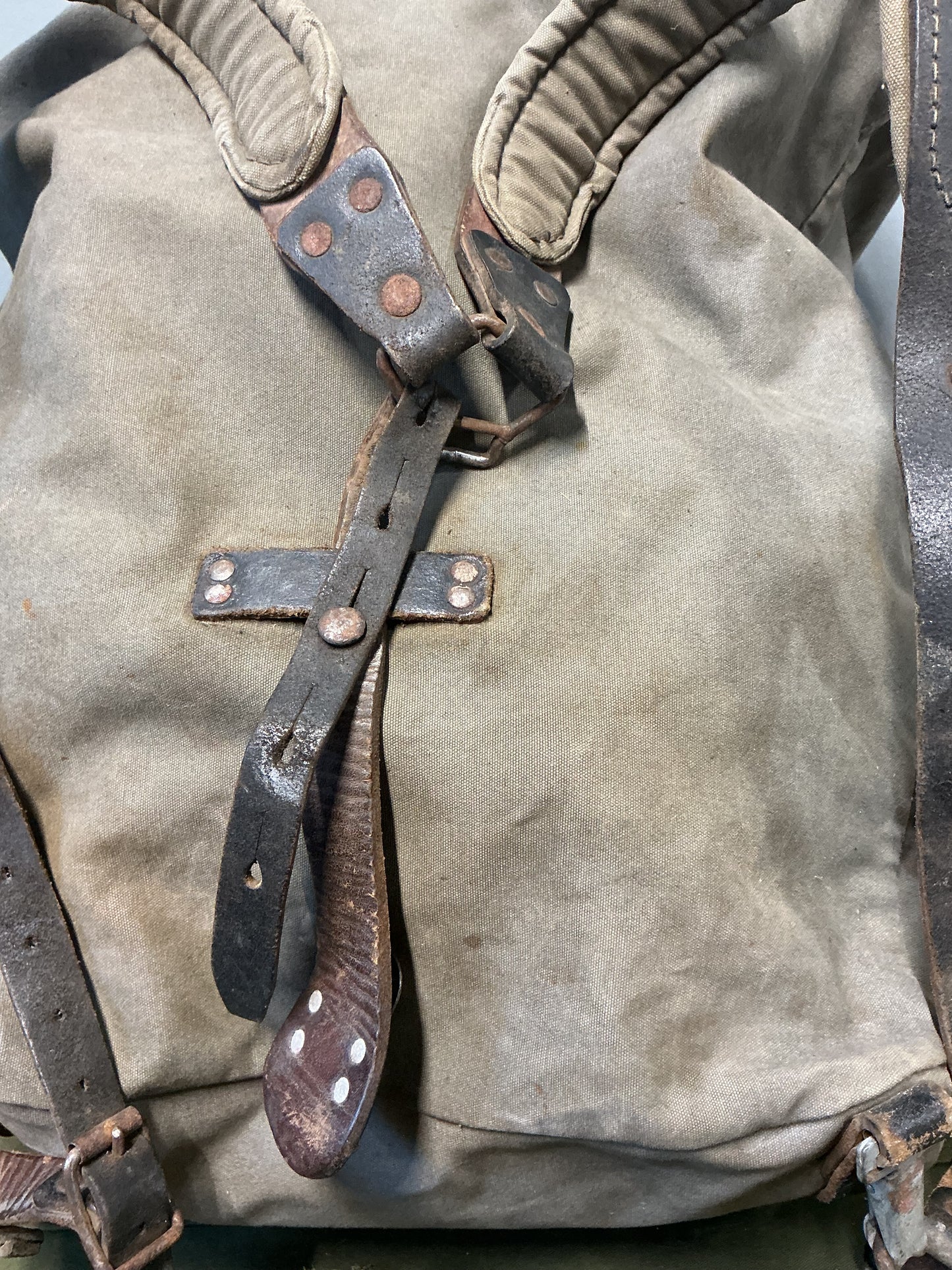 Post War Austrian Canvas Field Pack 1958