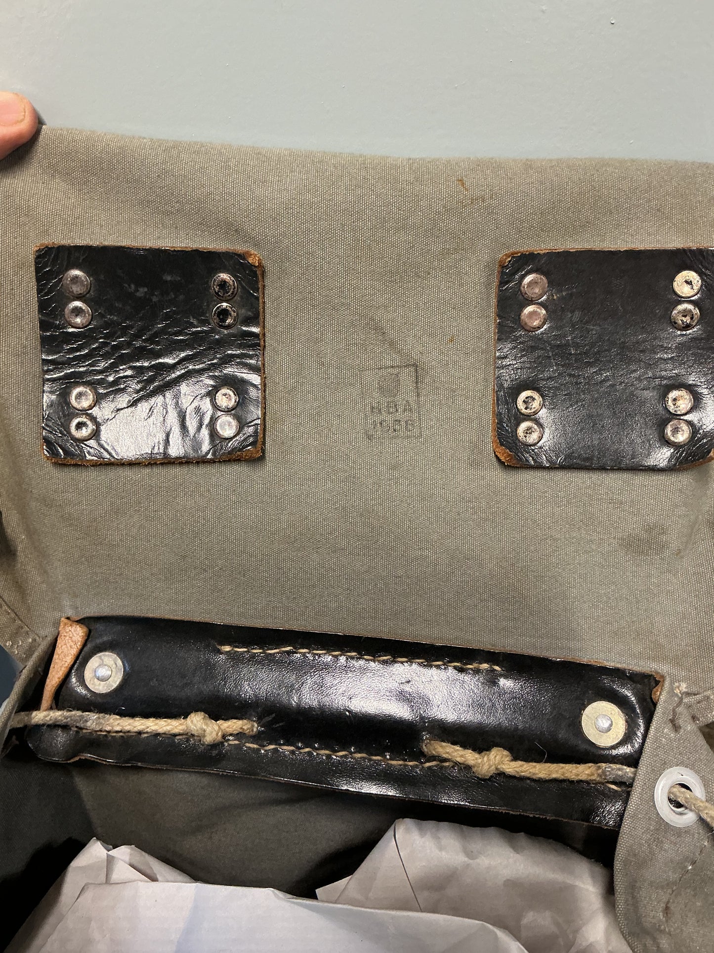 Post War Austrian Canvas Field Pack 1958