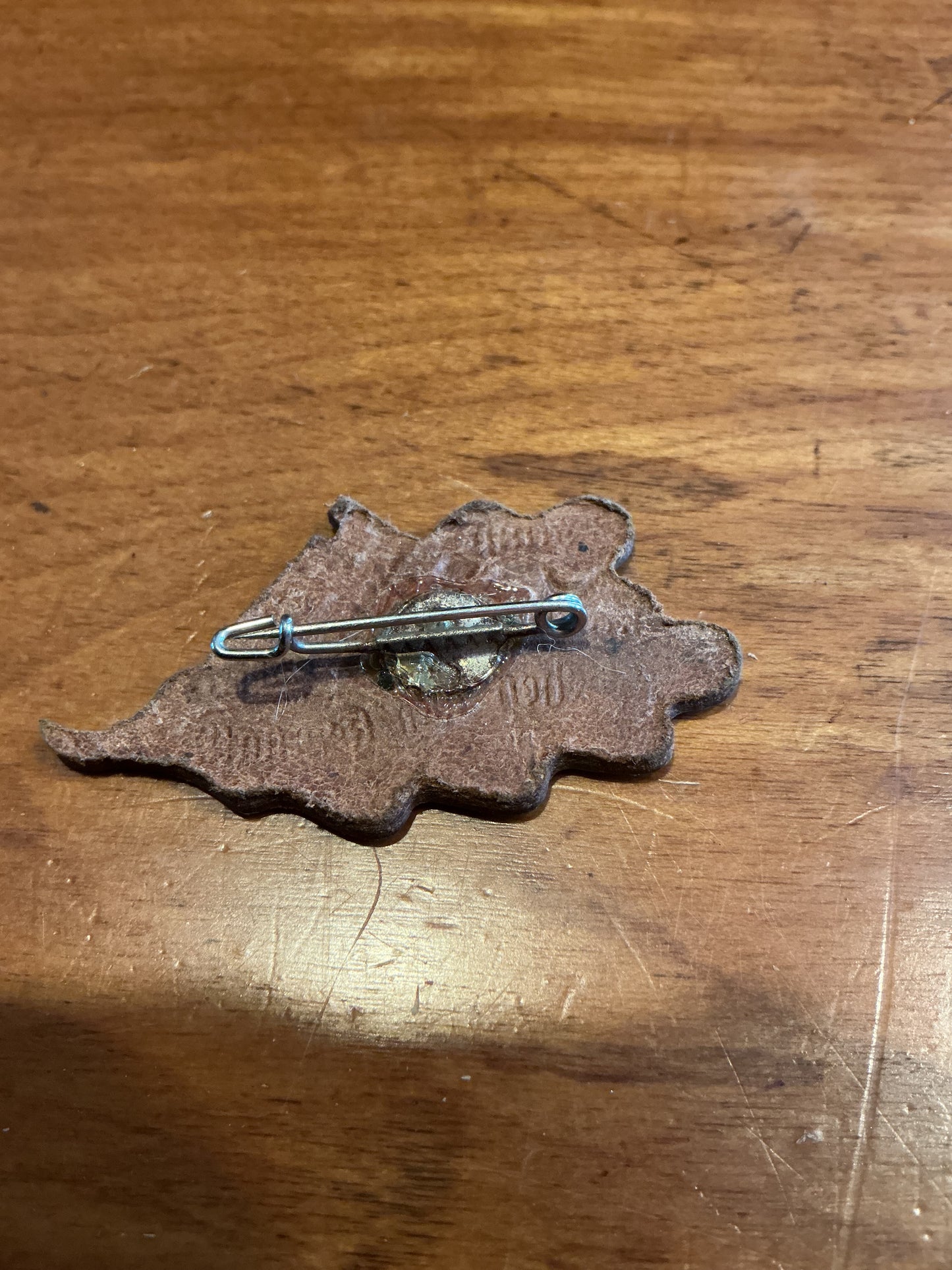 German Leather TINNIE Badge 1937