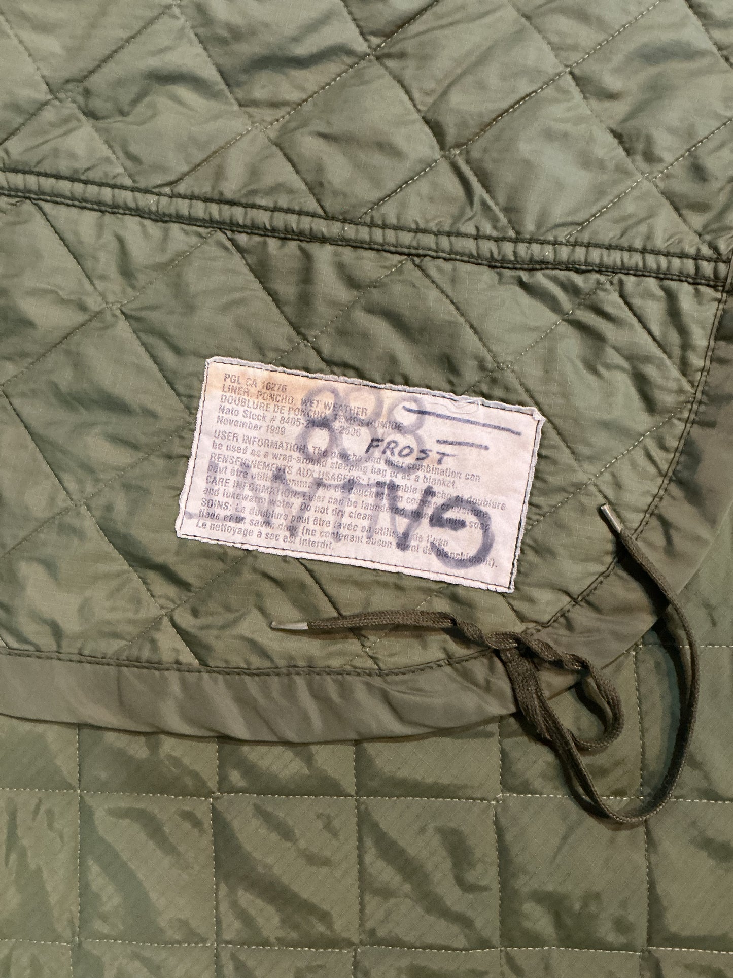 Canadian Military Poncho Liner