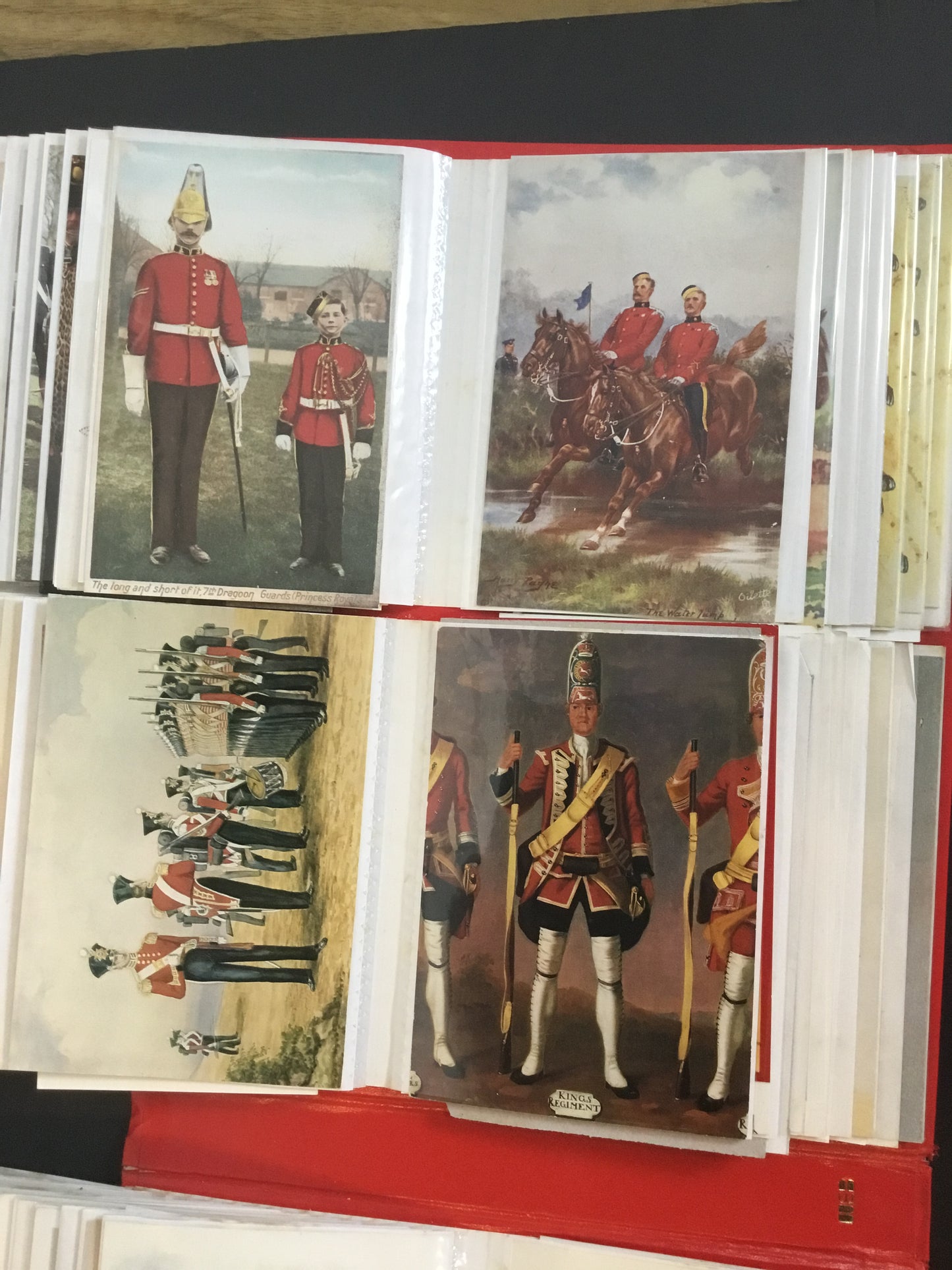 Lot of 120 + British Military Post Cards , Post War
