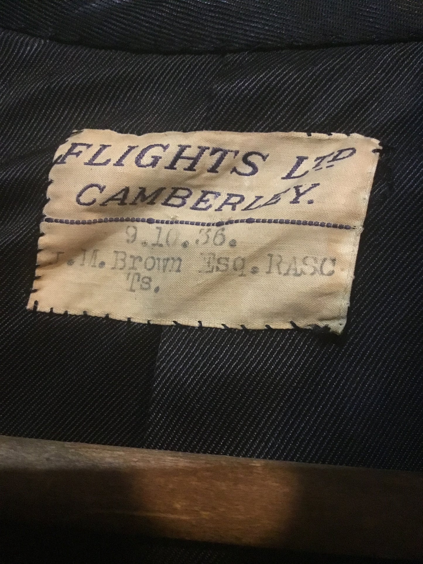 British Royal Army Service Corps Equestrian Uniform 1936