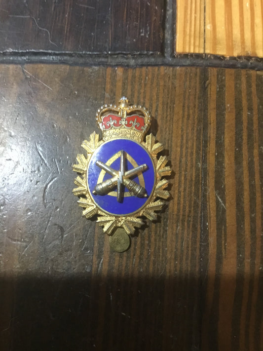 Canadian Forces Land Ordnance Engineering Branch Cap Badge